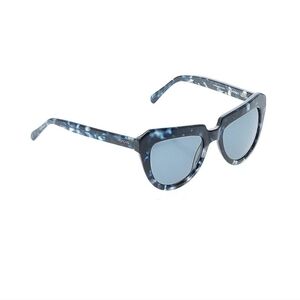 Komono Blue and Gray Patterned Sunglasses